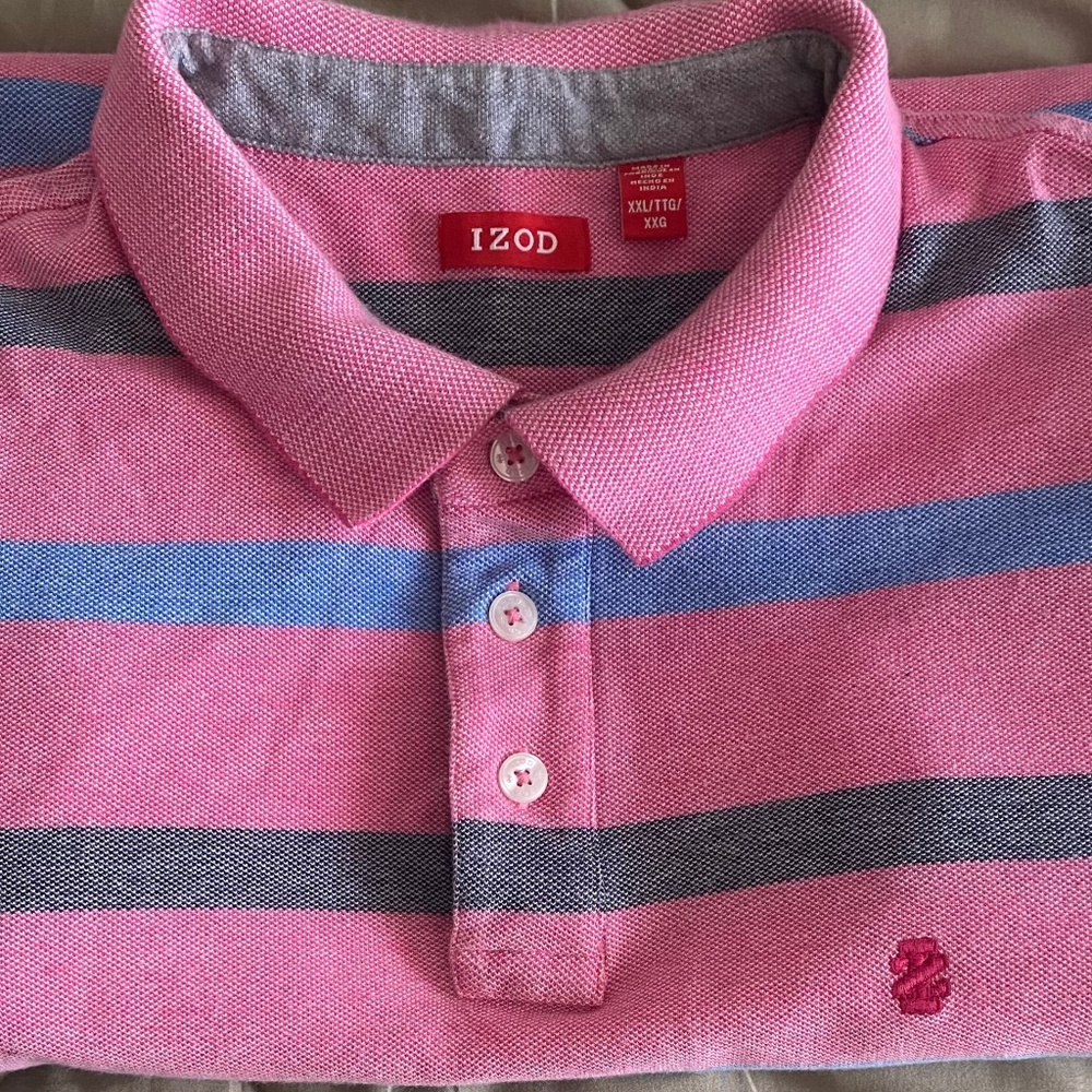 Izod Men’s pink Polo